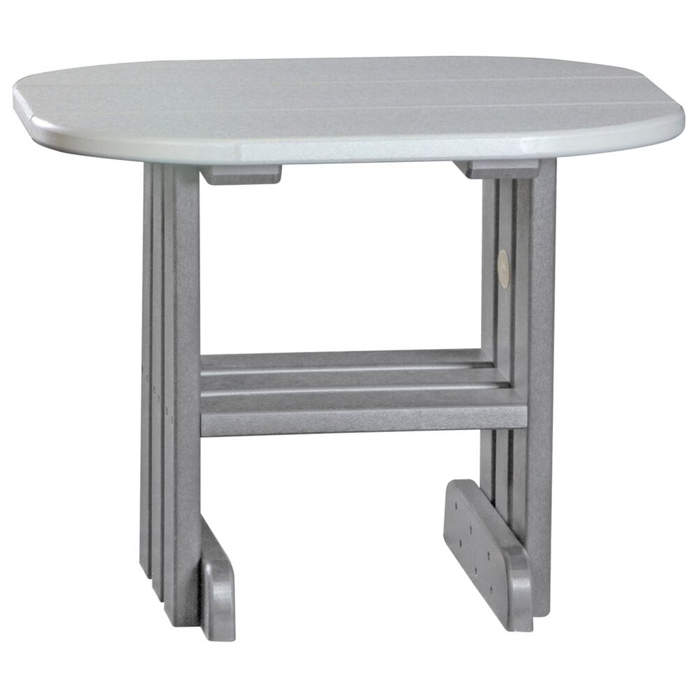 Amish Orchard Poly End Table in Dove Gray and Slate, , large