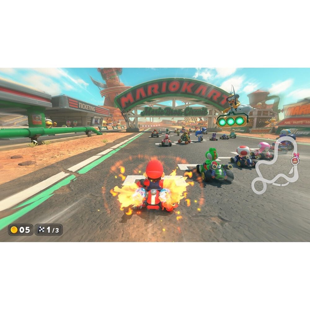 Nintendo Switch 2 and Mario Kart World Bundle in Light Gray, , large