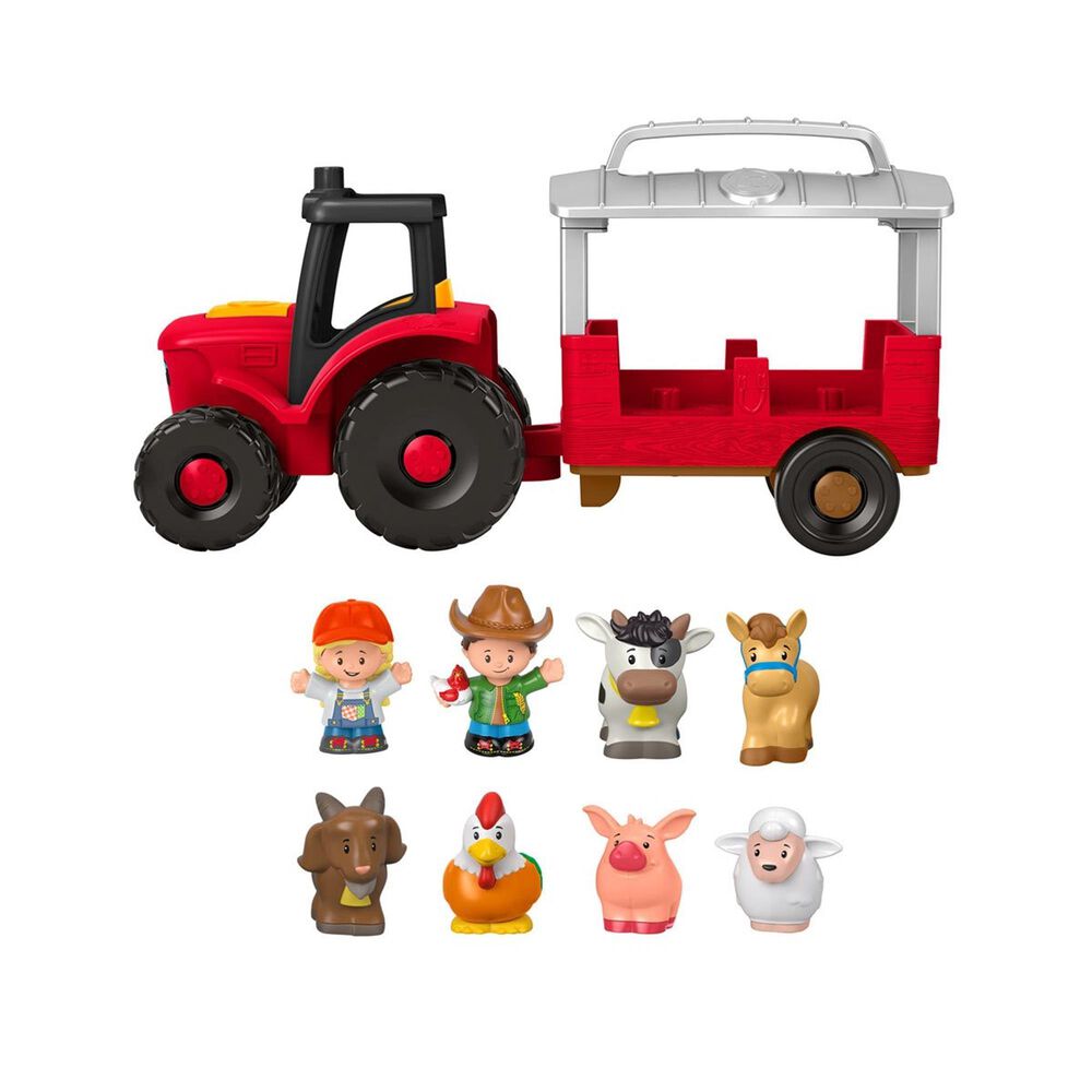 Fisher Price Caring for Animals Tractor Gift Set, , large