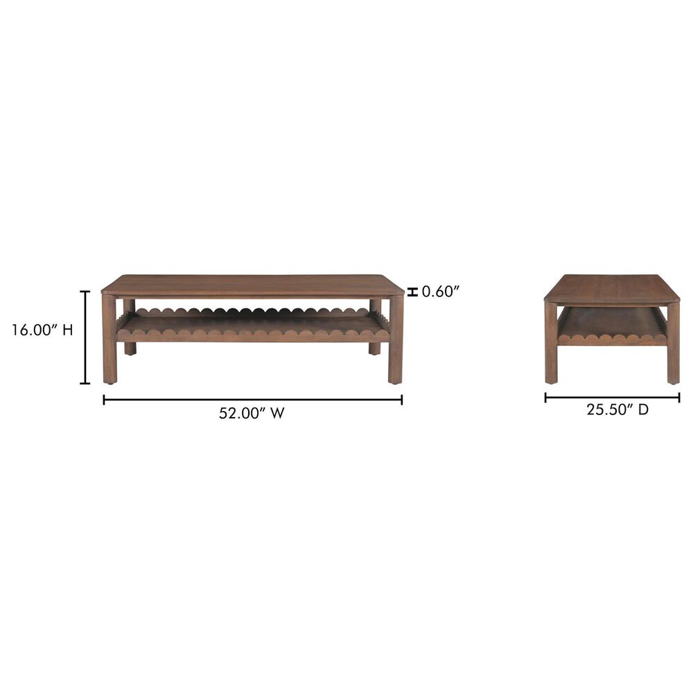 CityLine Wiley Coffee Table in Vintage Brown, , large