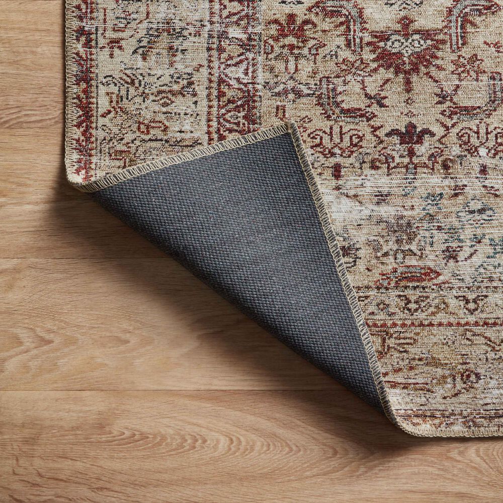 Amber Lewis x Loloi Georgie 2&#39; x 5&#39; Teal and Antique Area Rug, , large