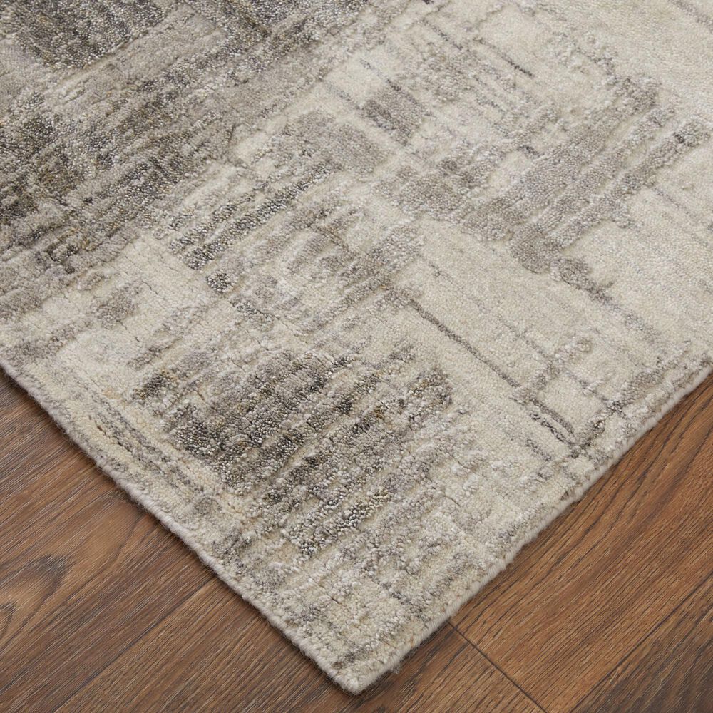 Feizy Eastfield 69AKF 3&#39; x 5&#39; Gray and Beige Area Rug, , large