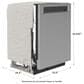 KitchenAid 24" Built-In Pocket Handle Dishwasher with FreeFlex 3rd Rack and Top Control in PrintShield Stainless Steel, , large