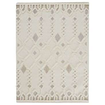 Feizy Rugs Anica 8011F 4" x 6" Ivory Area Rug, , large