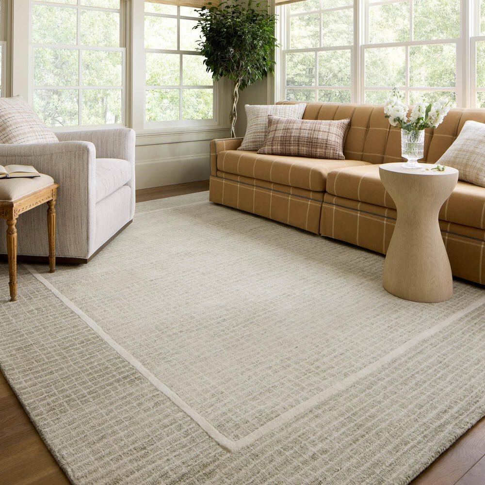 Chris Loves Julia x Loloi Briggs 7&#39;9&quot; x 9&#39;9&quot; Sage and Ivory Area Rug, , large