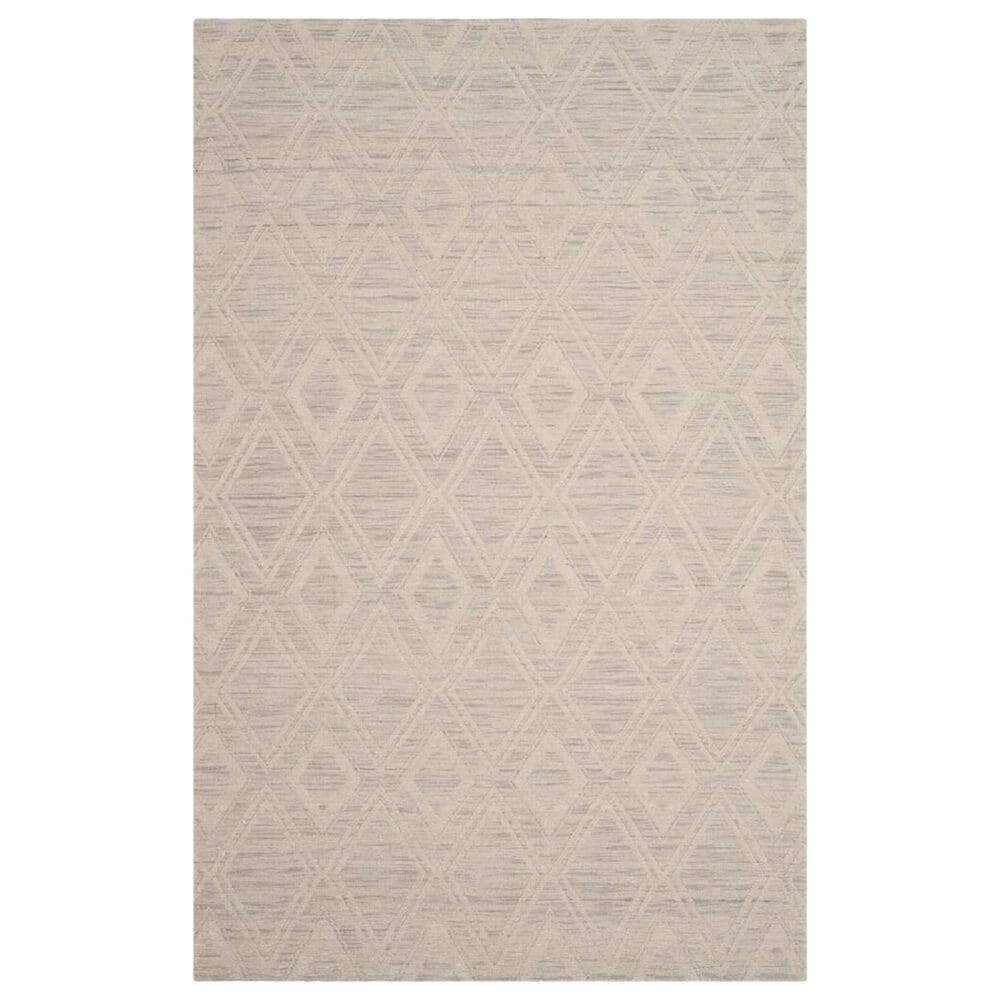 Safavieh Marbella 5" x 8" Silver and Ivory Area Rug, , large