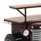 Jofran Glory Days Woody Vintage Bar in Brown, Black and Red, , large