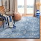 Safavieh Martha Stewart 5"3" x 7"6" Navy and Creme Area Rug, , large