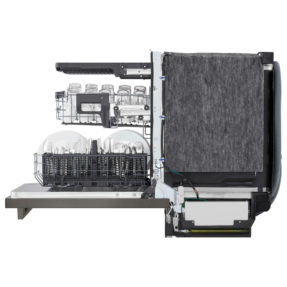 LG 24" Built-In Bar Handle Dishwasher with SteamAssist in Black Stainless Steel, , large