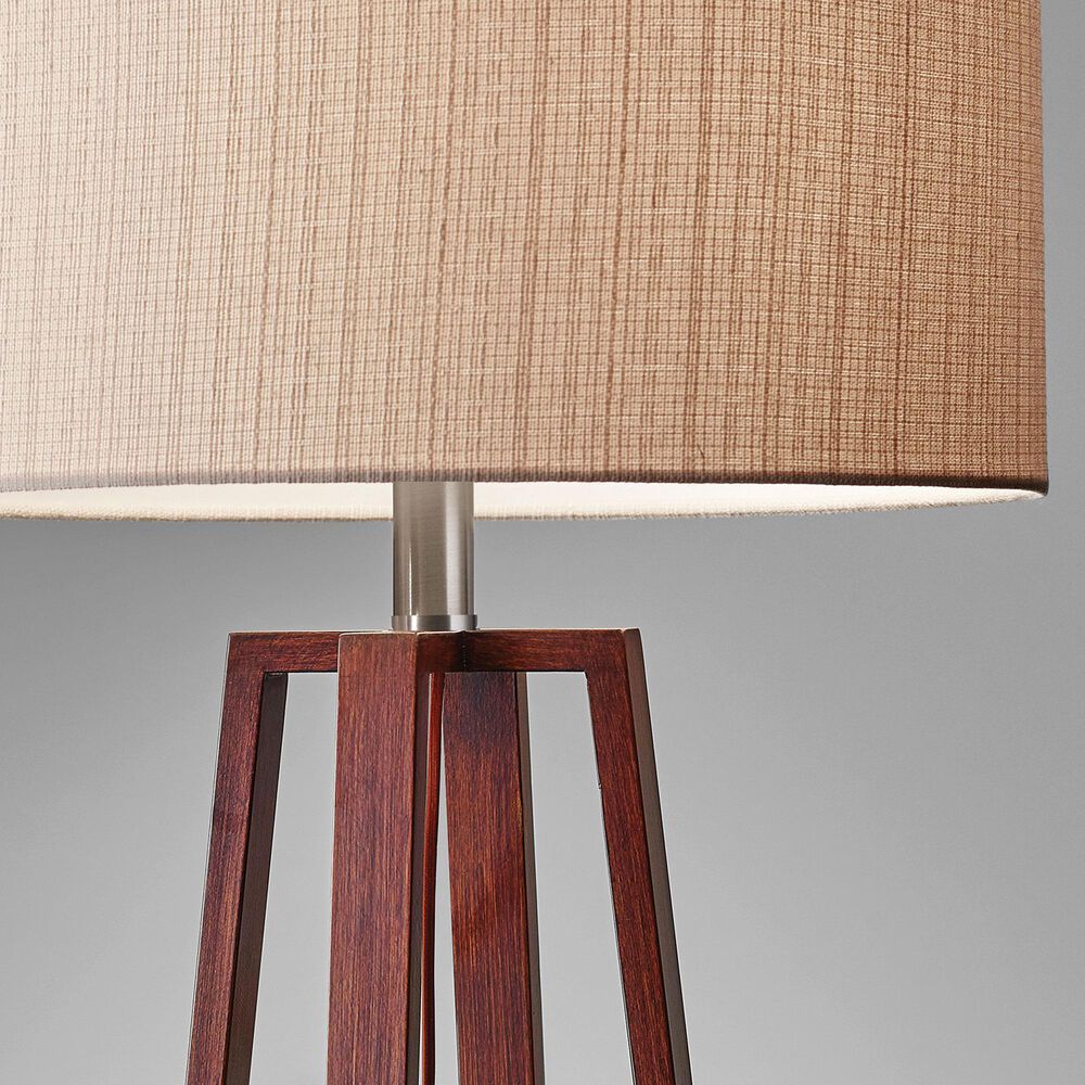 Adesso Quinn Table Lamp in Walnut, , large