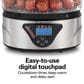 Hamilton Beach 8.25-Quart 3-Tier Digital Food Steamer and Rice Cooker in Stainless Steel, , large