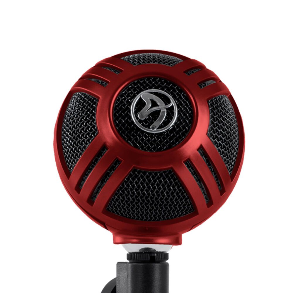 Arozzi Sfera Gaming/Streaming/Office USB Microphone - Cardioid Polar Pattern, Boom Arm Compatible - Red, , large