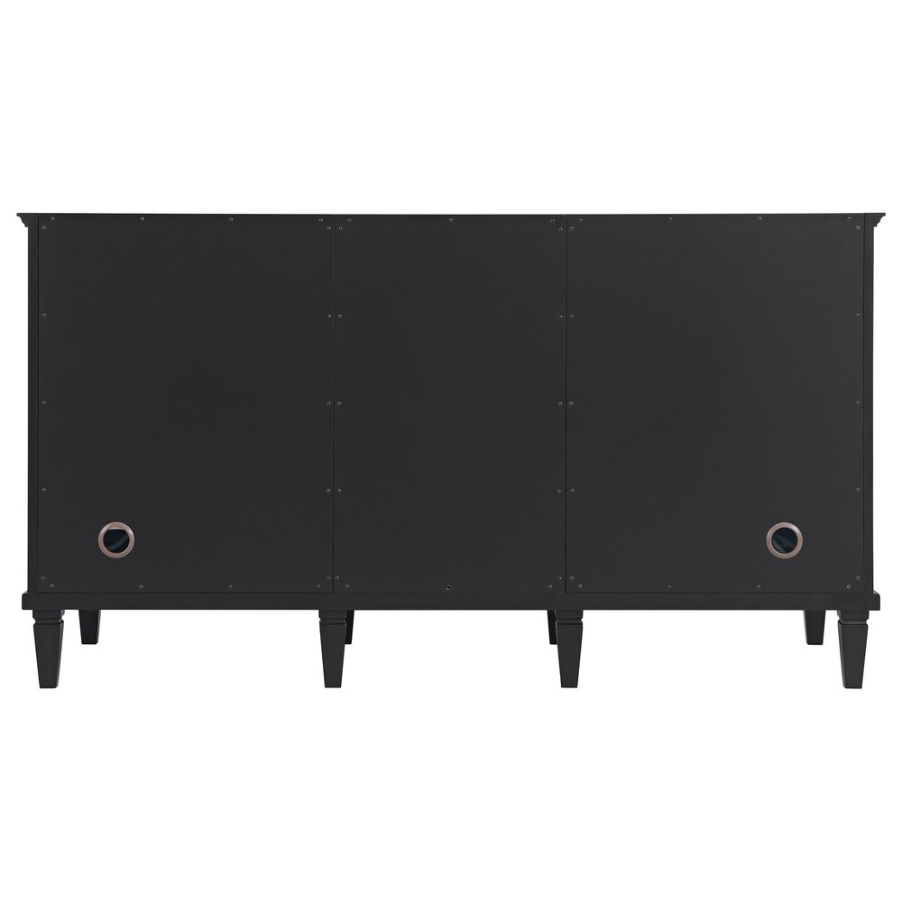 James Martin Vanities Lorelai 60" Double Bathroom Vanity in Black Onyx with 3 cm Eternal Jasmine Pearl Silestone Top, Rectangular Sinks and FreePower Wireless Charger, , large