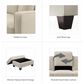 Bush Stockton Arm Chair and Ottoman in Cream, , large