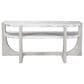 Bassett Mirror Gavin Console Table in White and Driftwood, , large