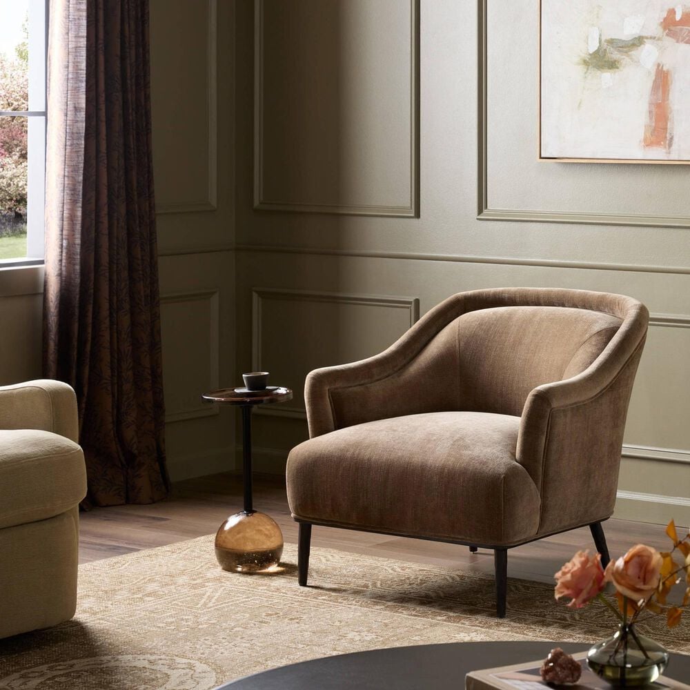 Four Hands Noel Accent Chair in Altair Mushroom, , large