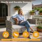 HOMLUX 4-Piece Patio Conversation Set in Light Gray, , large