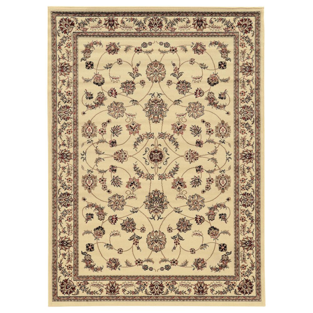 Radici USA Como 1596 Ivory 3"3" x 4"11" Area Rug, , large