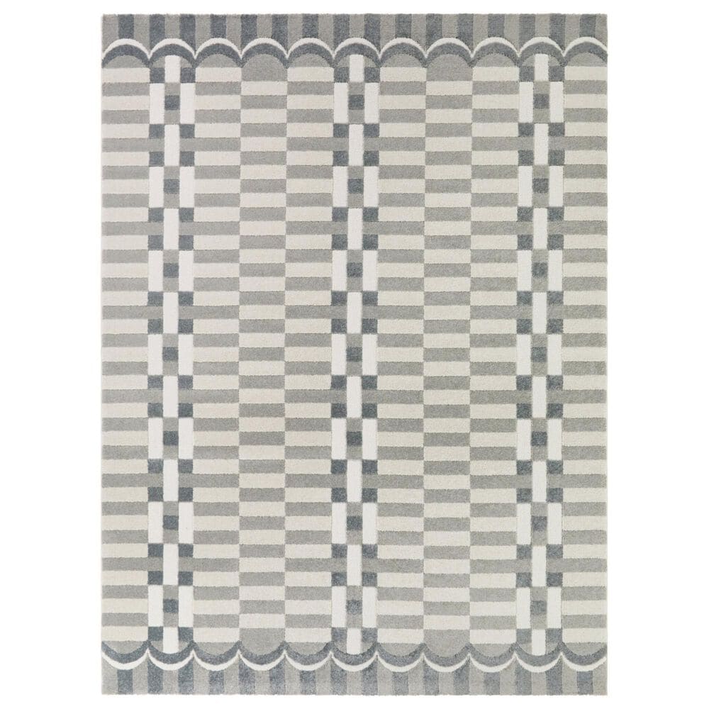 Balta Rugs Resist Rinehart Blue 5"3" x 7" Area Rug, , large
