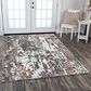 RIZZY Logan Gray 5"2" x 7"9" Area Rug, , large