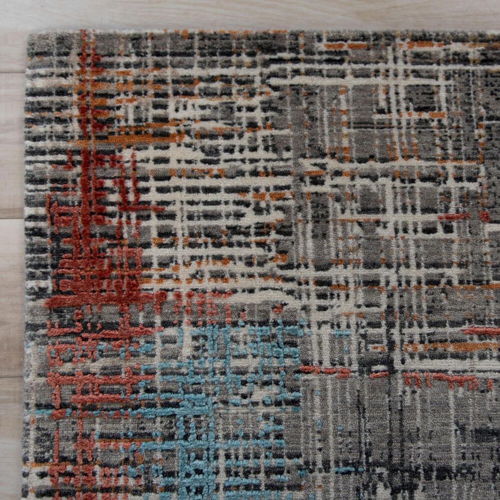 RIZZY Intrigue ITG111 Gray 2'6" x 8' Runner, , large