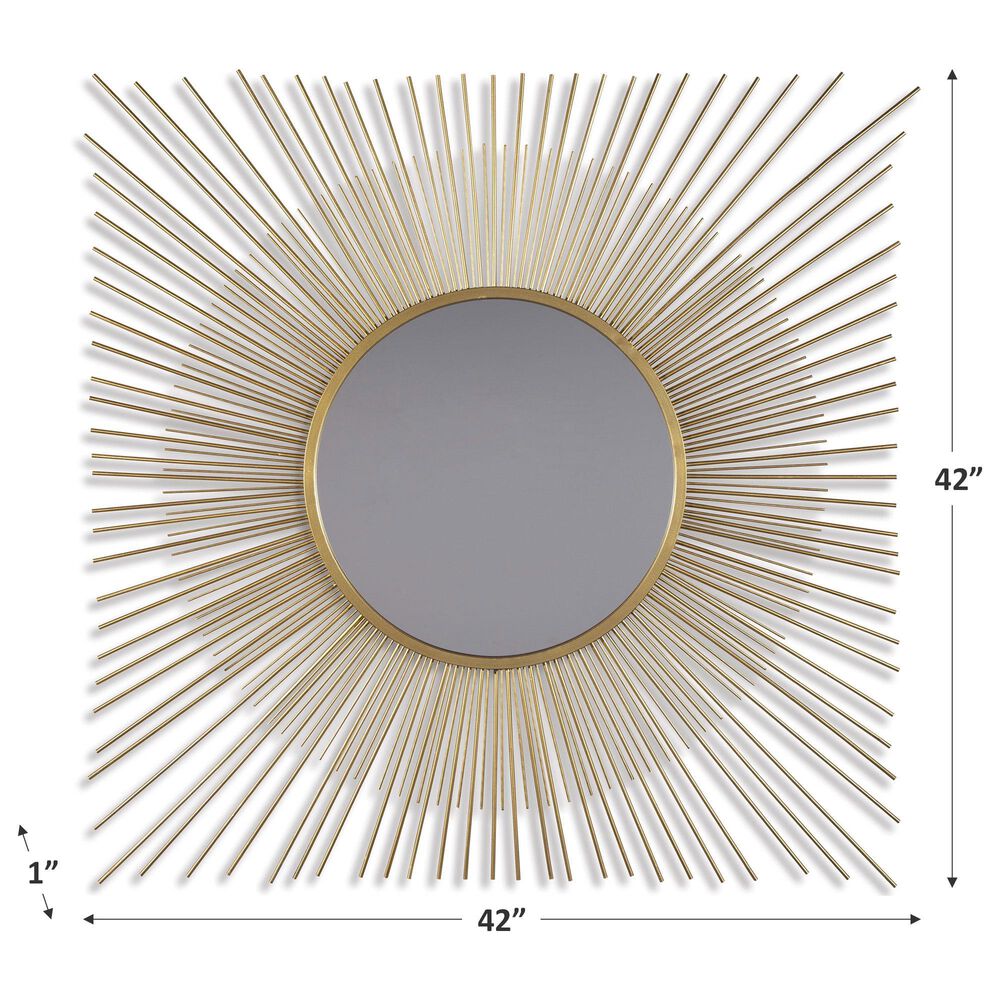 Ashley Elspeth Accent Mirror in Gold, , large