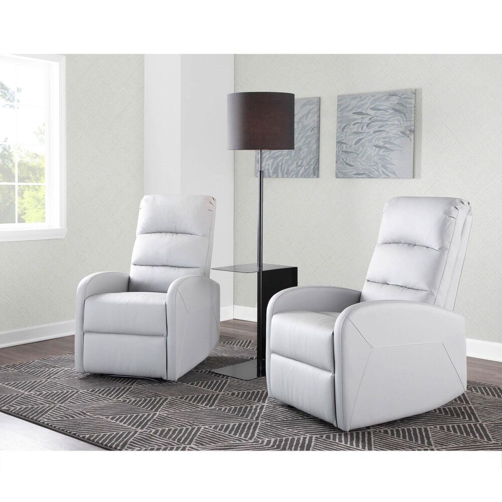 Lumisource Dormi Recliner Chair in Grey, , large