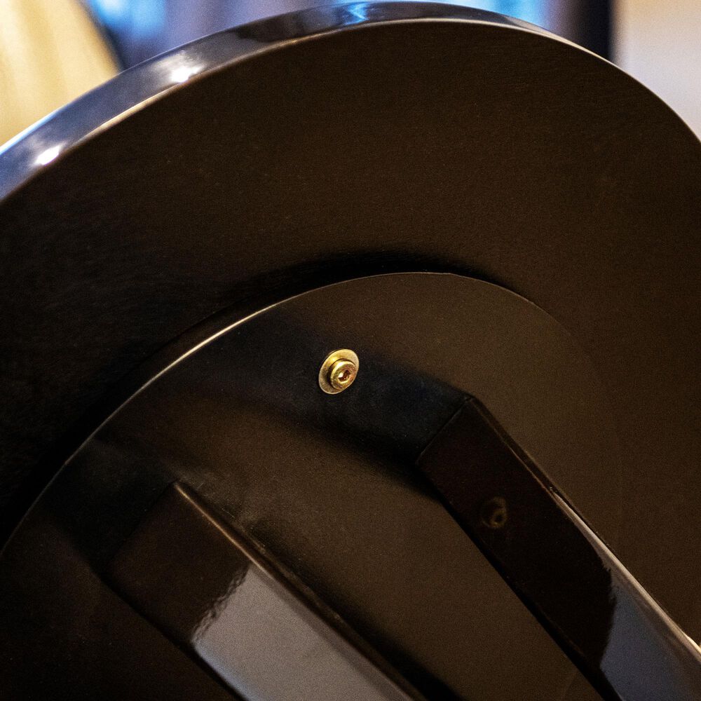 Jennifer Taylor Home Kingsly End Table in Espresso Black and Gold, , large