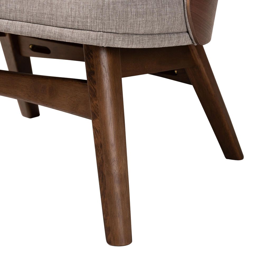 Baxton Studio Lovella Accent Chair in Grey (Set of 2), , large