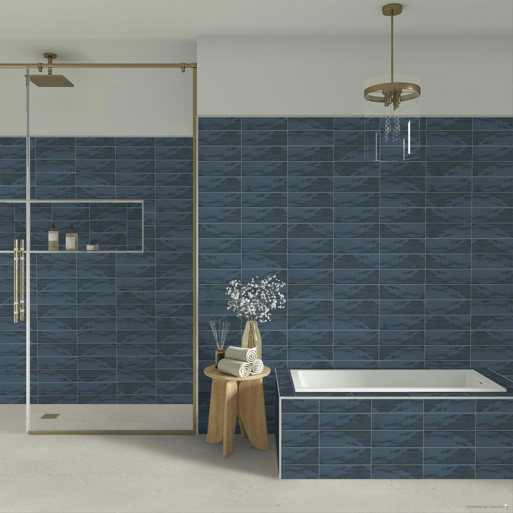 Dal-Tile Mythology Titan 4&quot; x 12&quot; Undulated Ceramic Tile, , large