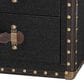 Baxton Studio Agatha 2-Drawer Storage Trunk in Black, , large