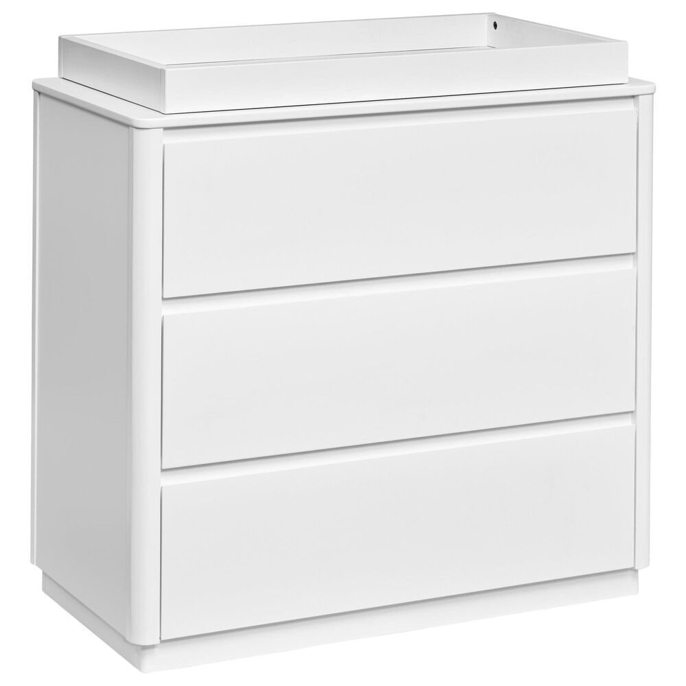 Babyletto Bento 3 Drawer Dresser in White, , large