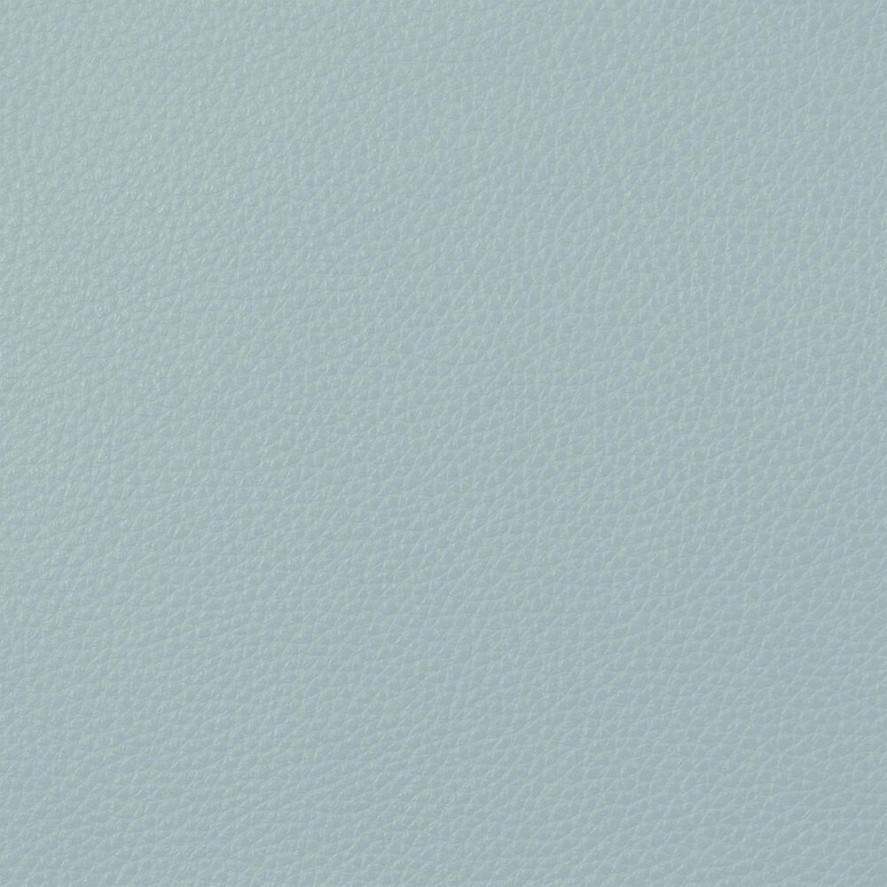 Linon Home Decor Sawyer Swivel Bar Stool with Sky Blue Cushion in Cream, , large