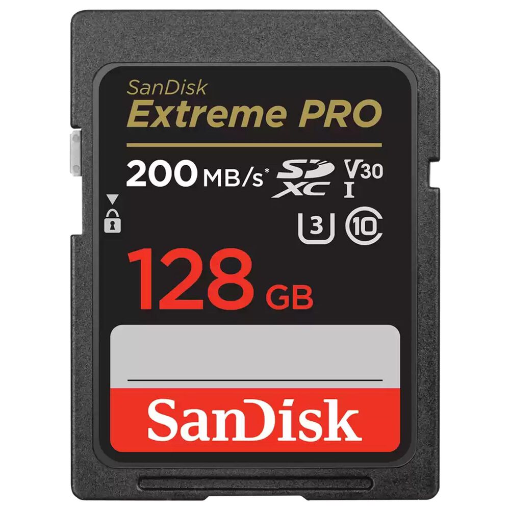 Sandisk 128GB Extreme PRO UHS-I SDXC Memory Card, , large