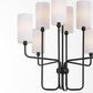 Quorum Charlotte 8-Light Chandelier in Matte Black, , large