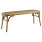 Linon Home Decor Conelly Bentwood Bench in Weathered Brown, , large