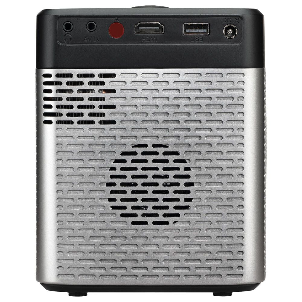 GPX 720p Projector with Bluetooth Transmitter in Silver and Black, , large