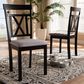 Baxton Studio Rosie Side Chair in Espresso Brown (Set of 2), , large