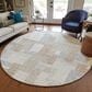 Dalyn Rug Company Portico PO3 Ivory 8" Round Area Rug, , large