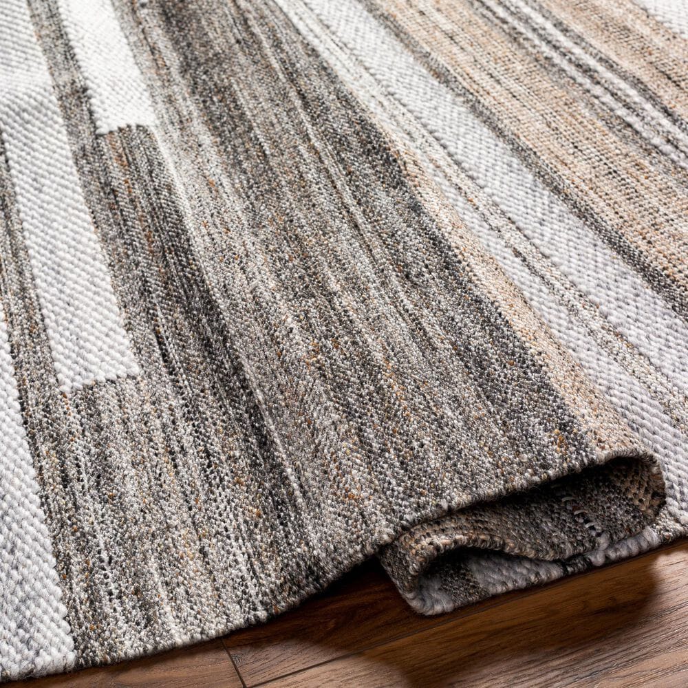 Surya Azalea 2&#39; x 3&#39; Black, Taupe, White and Brown Area Rug, , large