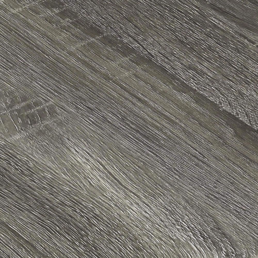 HOMLUX 47" Corner TV Stand with Electric Fireplace in French Oak Grey and Black, , large