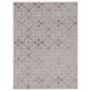 Kas Oriental Rugs Luna Elements 6"7" x 9"6" Ivory and Silver Area Rug, , large