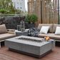 Elementi Fire Hampton Rectangle Natural Gas Fire Table in Gray, , large