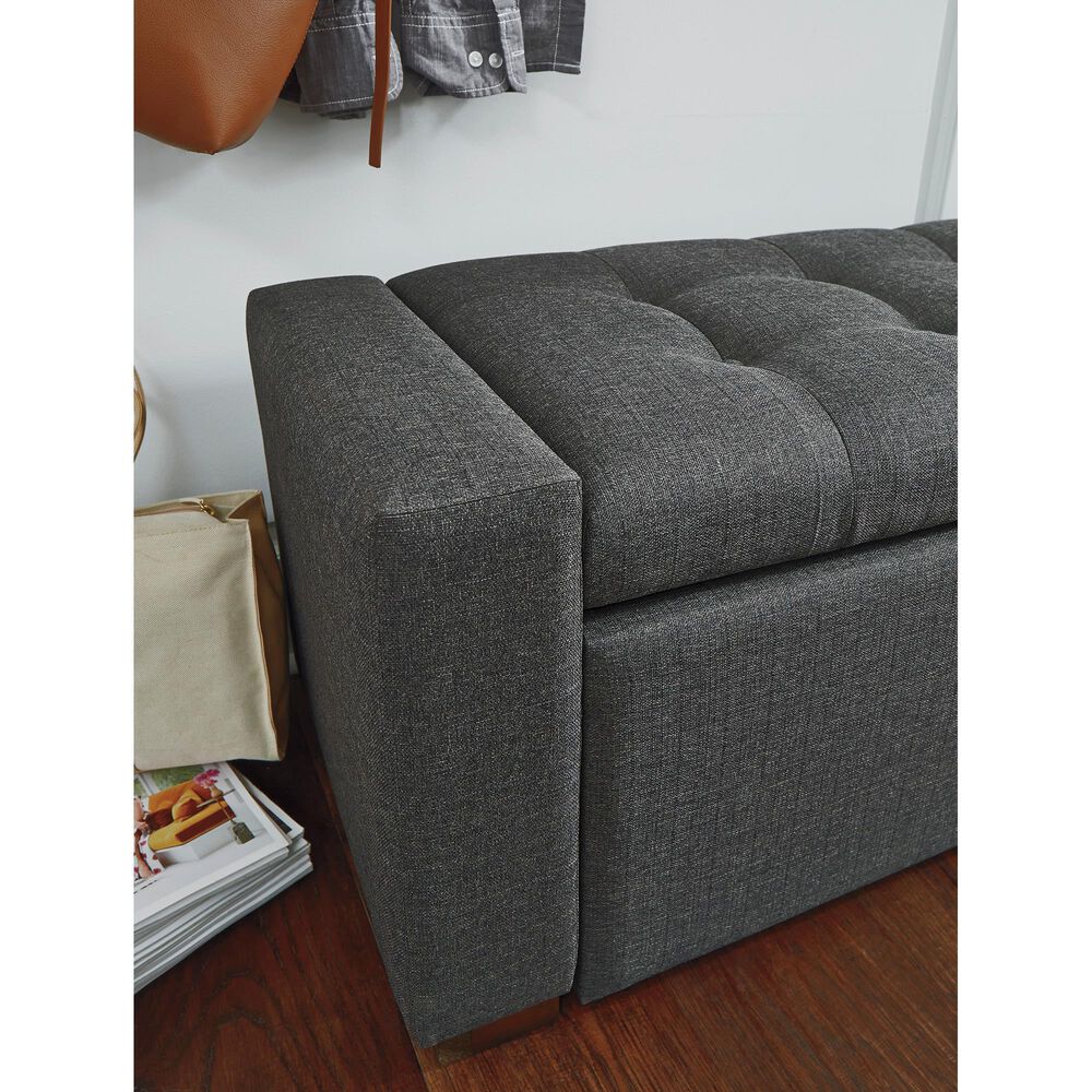 Ashley Cortwell Storage Bench in Gray, , large