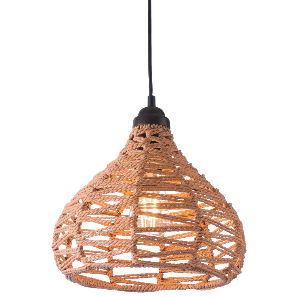 Zuo Modern Nezz Ceiling Lamp in Natural, , large