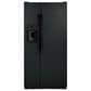 GE Appliances 23 Cu. Ft. Side by Side Refrigerator with External Dispenser in Black, , large