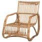 Baxton Studio Blanca Rattan Accent Chair in Natural, , large