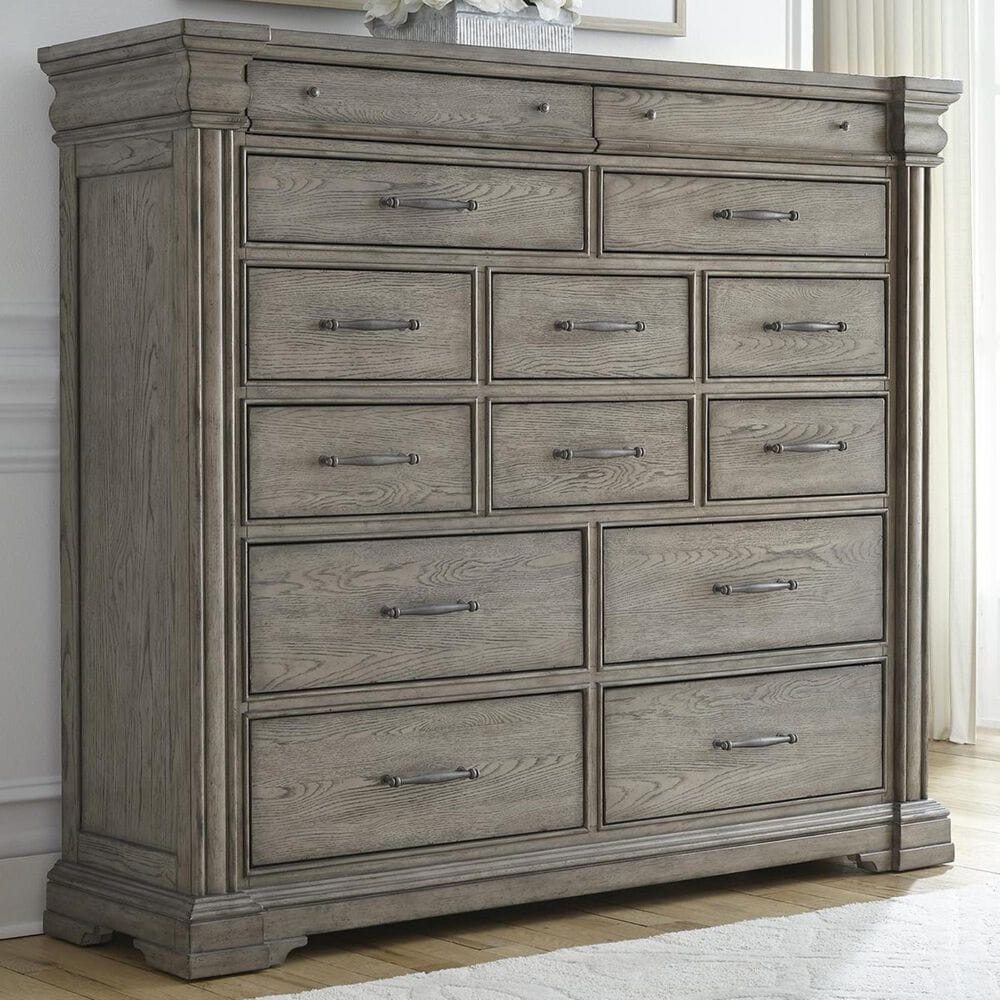 Chapel Hill Madison Ridge 14 Drawer Master Chest in Bluff Gray, , large