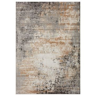 Loloi II Bianca 6"7" x 9"2" Stone and Gold Area Rug, , large