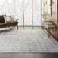 Nourison Starry Nights 8" x 10" Silver and Cream Area Rug, , large